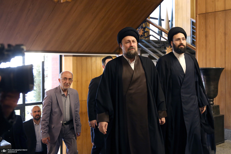 مراسم چهلمین روز درگذشت آیت الله بجنوردی در دائره المعارف بزرگ اسلامی - 1