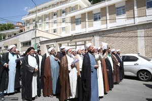 بازدید جمعی از علمای نجف از حسینه و مجموعه فرهنگی جماران