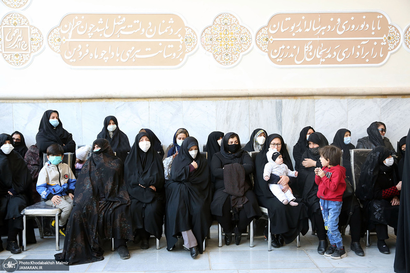 مراسم تشییع و خاکسپاری مرحوم حاج عیسی جعفری در حرم امام خمینی(س)