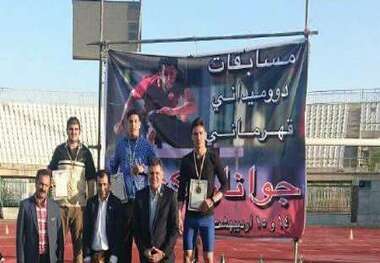 دونده شیرازی مدال طلای پرتاب چکش جوانان کشور را بر گردن آویخت