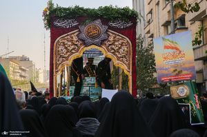 مراسم تشییع پیکرهای مطهر 100 شهید گمنام در تهران-5