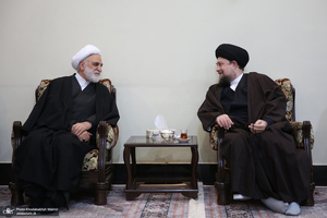 تجدید میثاق رئیس قوه قضاییه و جمعی از اعضای دستگاه قضا با آرمان های حضرت امام خمینی (س)-2