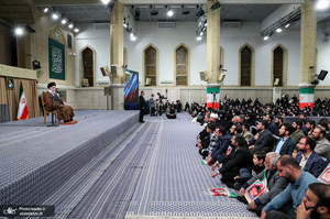 دیدار دانش‌آموزان و دانشجویان با رهبر معظم انقلاب