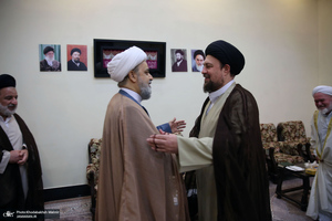 دیدار میهمانان سی و ششمین کنفرانس وحدت اسلامی با سید حسن خمینی