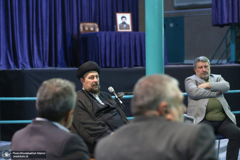 دیدار اعضای شورای مرکزی حزب اعتماد ملی با سید حسن خمینی