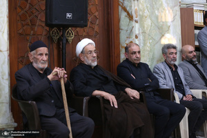 مراسم چهلمین روز در گذشت نوه قدرت الله علیخانی در حرم مطهره امام خمینی (س)