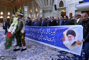 تجدید میثاق رییس، مدیران و کارکنان صداوسیما با آرمان های حضرت امام(س)