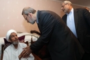 لاریجانی: خدمات حجت الاسلام حسنی در انقلاب اسلامی فراموش نشدنی است