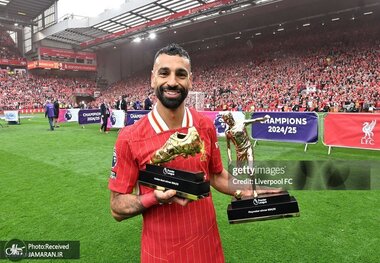 عکس| صلاح جوایز فصل را درو کرد