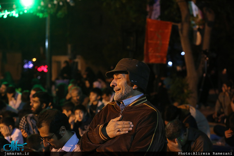 وداع با پیکر مطهر شهید امیر‌سعید قاسمی در امامزاده صالح(ع) فرحزاد 