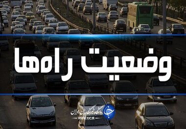 ترافیک سنگین در جاده چالوس/ محدودیت ترافیکی در هراز و کندوان
