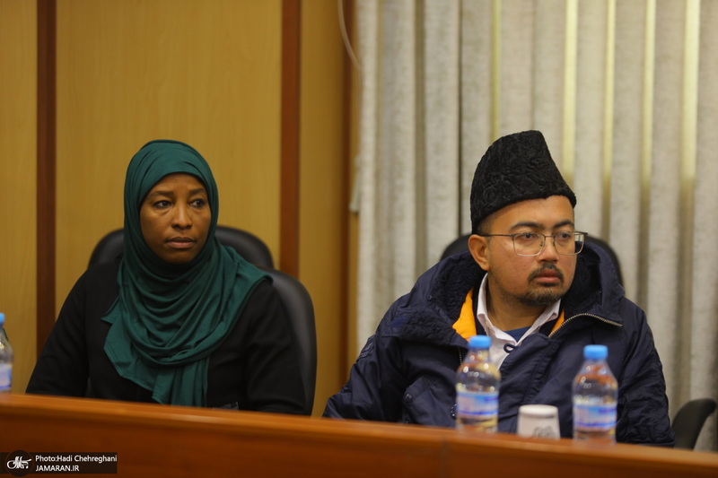 دیدار اساتید و روسای دانشگاه های کشورهای اسلامی با آیت الله العظمی جوادی آملی‎