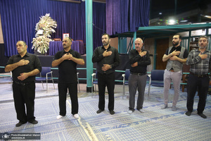 مراسم عزاداری کارکنان موسسه تنظیم ونشر آثار امام خمینی (س) به مناسبت دهه اول محرم
