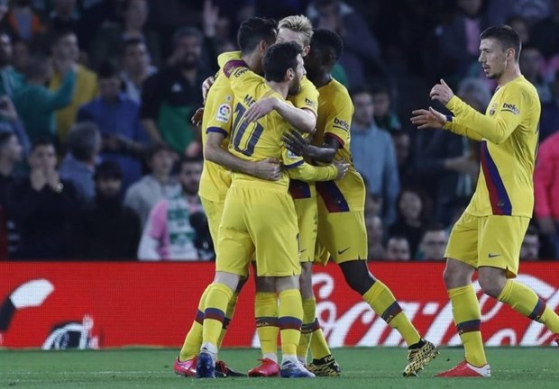  بارسلونا بتیس را شکست داد و به ۳ امتیازی رئال مادرید رسید
