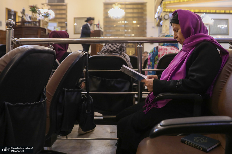 مراسم بزرگداشت حضرت امام خمینی (س) در کنیسه یوسف آباد