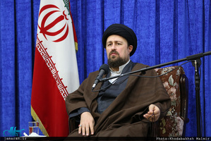 دیدار مسئولان شهر آفتاب با سید حسن خمینی