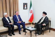 رهبر انقلاب در دیدار رئیس جمهور تاجیکستان و هیأت همراه تاکید کردند: لزوم همکاری‌های بیشتر برای حفظ و گسترش زبان فارسی
