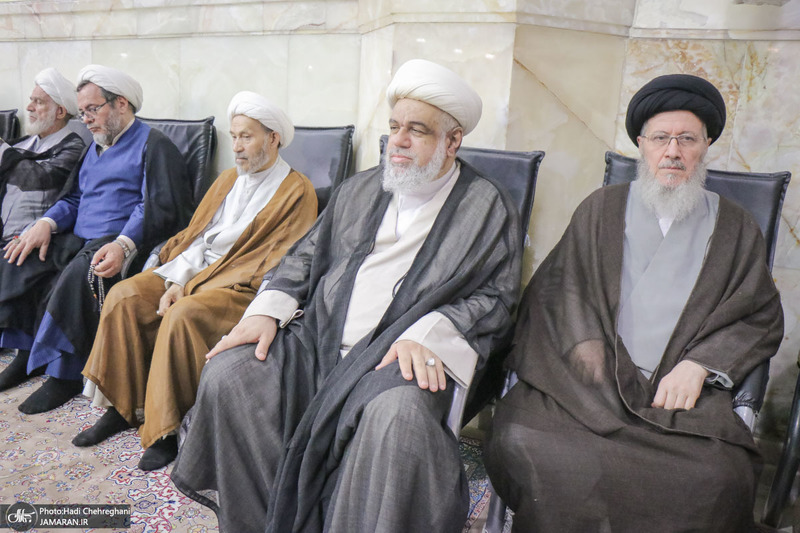 مراسم بزرگداشت آیت‌الله العظمی فیاض در حرم مطهر حضرت معصومه (س)