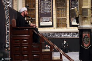 مراسم عزاداری شب تاسوعای حسینی (ع) در حسینیه امام خمینی