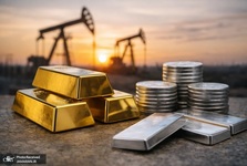 قیمت طلا بالا و دلار پایین رفت