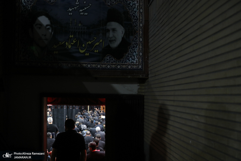 مراسم شب اربعین حسینی در حسینیه شهید امیر حسین اعتماد سعید