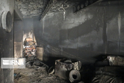 کارگر افغان در آتش‌سوزی دامداری گرمسار جان باخت