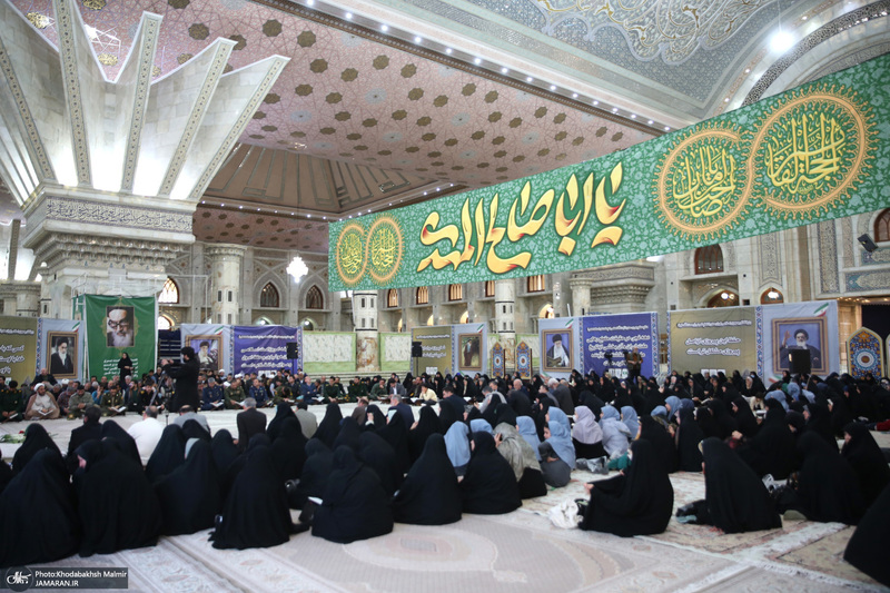 آیین افتتاحیه مرکز فعالیت‌های قرآنی در حرم مطهر حضرت امام خمینی (س)