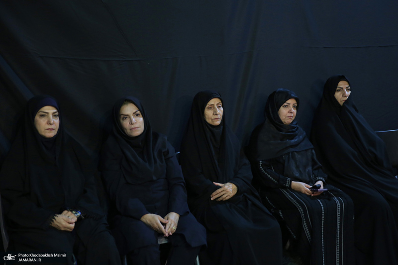مراسم عزاداری هیئت «حسین جانم» در حسینیه جماران