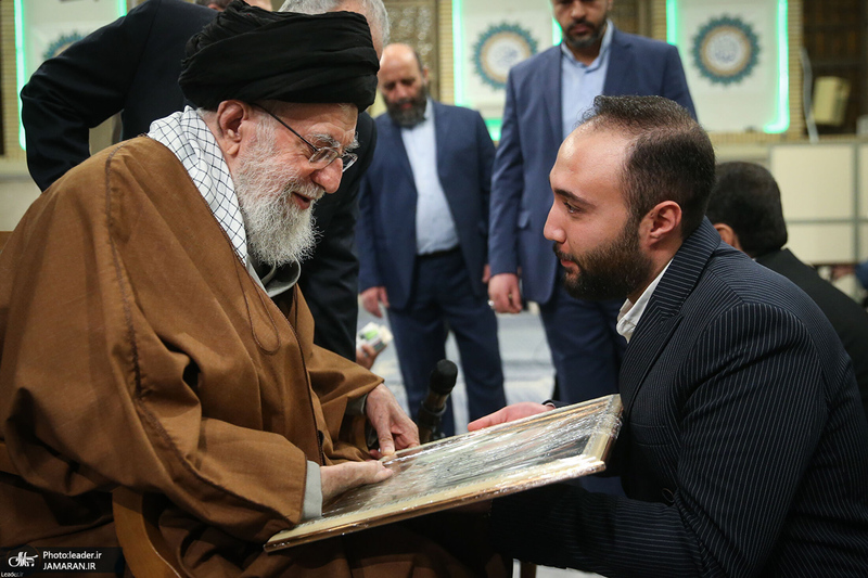 دیدار شاعران و اهالی فرهنگ و ادب فارسی با رهبر معظم انقلاب