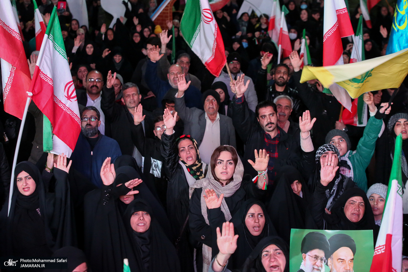 تجمع و راهپیمایی خودرویی در پرند