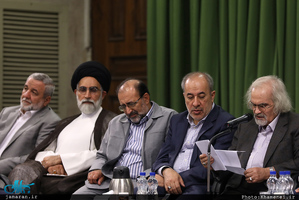 دیدار جمعی از شاعران و اهالی فرهنگ و ادب با رهبر معظم انقلاب