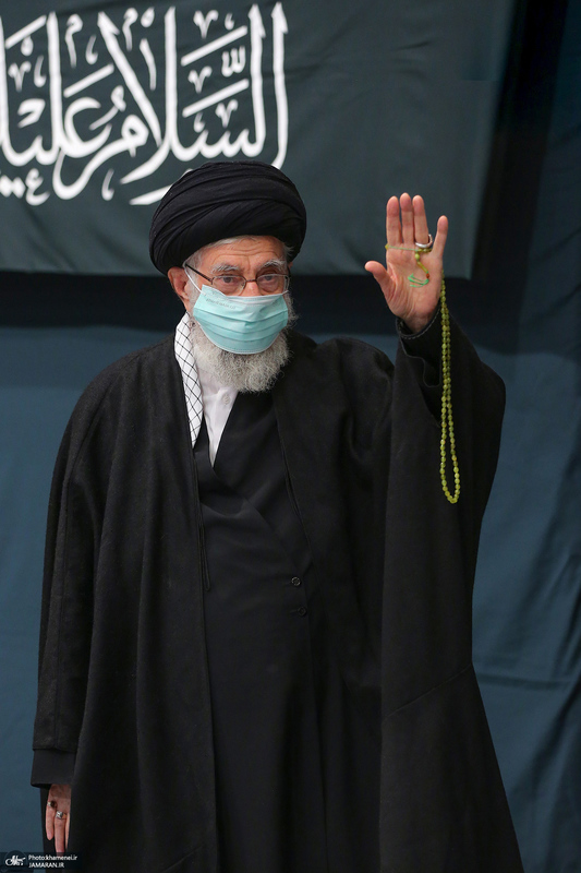 اولین شب مراسم عزاداری حضرت فاطمه‌ زهرا (س) در حسینیه امام خمینی