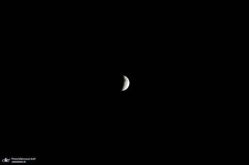 ماه گرفتگی امشب آسمان تهران