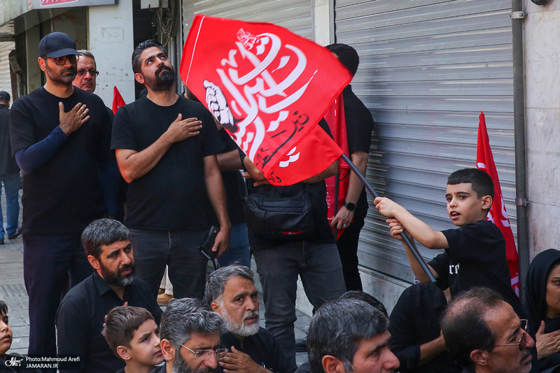 عزاداری ظهر عاشورا در جوار مقتل رهبر شهید انقلاب