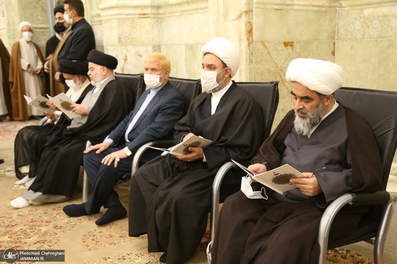 مراسم بزرگداشت آیت الله ری شهری (ره) در مسجد اعظم قم‎