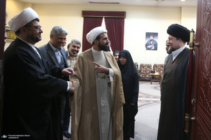 دیدار رئیس و اعضای هیأت رئیسه کمیته ملی پارالمپیک با سید حسن خمینی