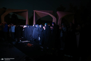 اجتماع دانشجویان تهران در همبستگی با دانشجویان آمریکایی و اروپایی حامی فلسطین