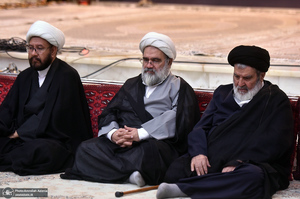 سومین شب عزاداری حضرت اباعبدالله الحسین (ع) در حرم امام خمینی