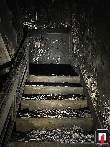  ۱۱ نفر از میان آتش و دود در نیاوران نجات یافتند/ تصاویر