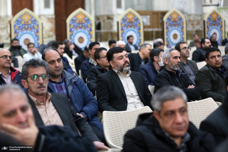 دیدار رئیس و اعضای کمیته امداد با سید حسن خمینی