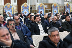 دیدار رئیس و اعضای کمیته امداد با سید حسن خمینی