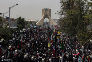 مراسم تشییع شهدای جنگ تحمیلی رژیم صهیونیستی در تهران-6