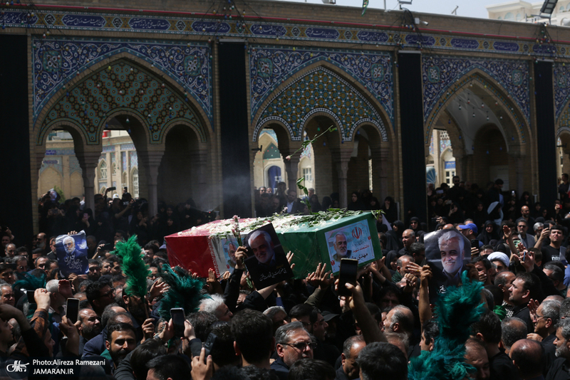 مراسم تشییع شهید محمد مهدی طهرانچی