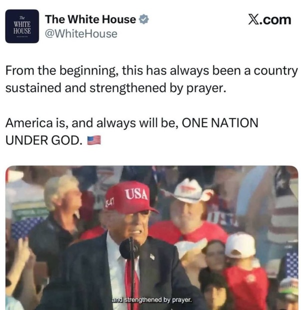 پیام جدید کاخ سفید بدون اشاره به وضعیت ترامپ + عکس