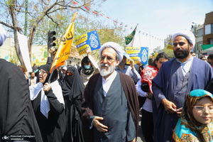 راهپیمایی باشکوه روز قدس در قم -1