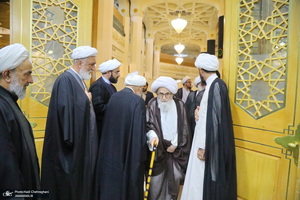 مراسم سالروز رحلت امام خمینی (س) از سوی مقام معظم رهبری در حرم حضرت معصومه(س)