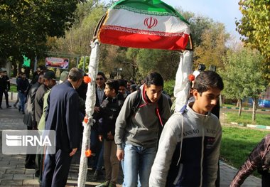 ۱۲۰ دانش‌آموز روانسری به مناطق عملیاتی غرب اعزام شدند