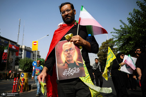 مراسم تشییع شهدای جنگ تحمیلی رژیم صهیونیستی در تهران-7