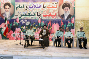 مراسم تجدید میثاق فرماندهان و کادر فراجا با آرمان‌های امام راحل