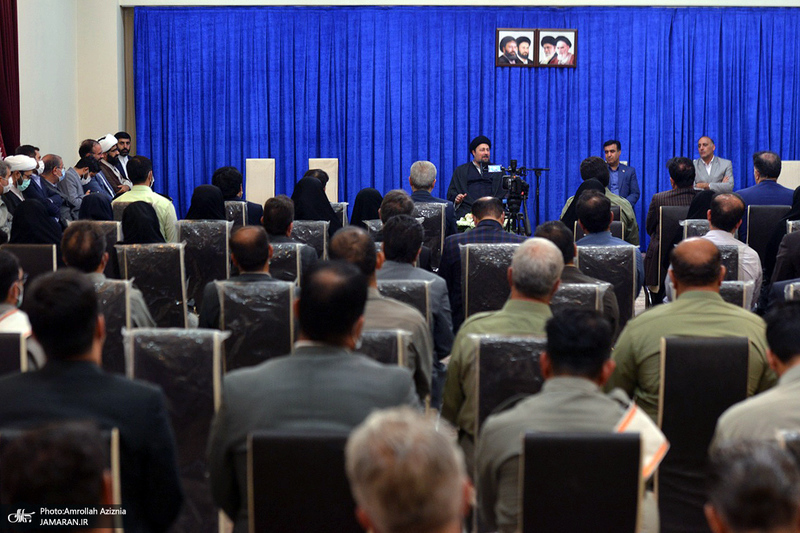 دیدار رئیس، معاونان و کارکنان سازمان حفاظت محیط‌زیست با سید حسن خمینی